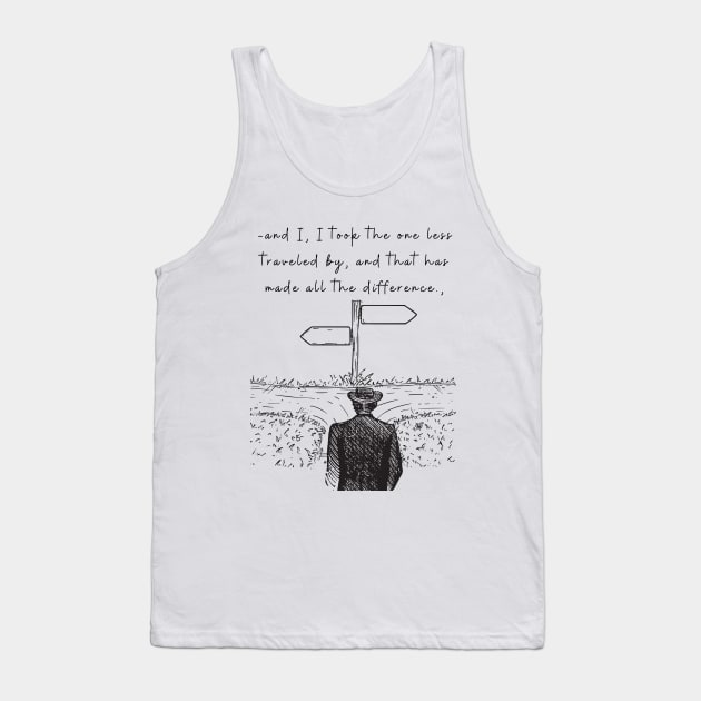 A Road Not Taken Tank Top by Kidrock96